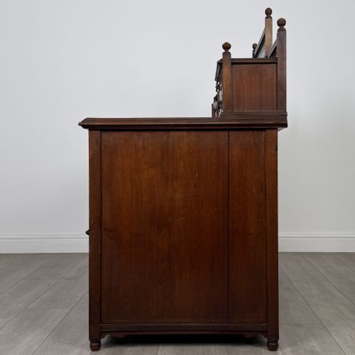 ANTIQUE 19TH CENTURY FINE QUALITY DICKENS DESK IN WALNUT - ADDITIONAL PHOTO 3