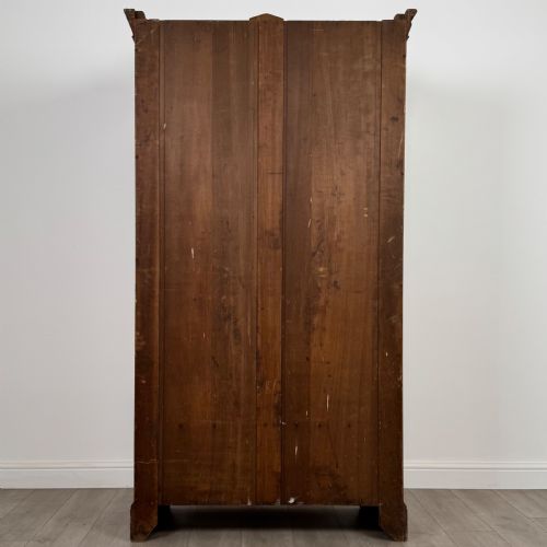 ANTIQUE 19TH CENTURY GOOD QUALITY WARDROBE IN GOLDEN OAK - ADDITIONAL PHOTO 5