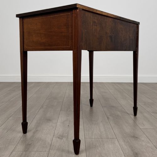 ANTIQUE 20TH CENTURY GEORGIAN STYLE MAHOGANY WRITING TABLE - ADDITIONAL PHOTO 3