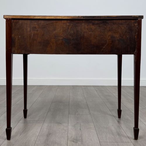 ANTIQUE 20TH CENTURY GEORGIAN STYLE MAHOGANY WRITING TABLE - ADDITIONAL PHOTO 4