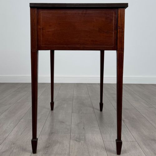 ANTIQUE 20TH CENTURY GEORGIAN STYLE MAHOGANY WRITING TABLE - ADDITIONAL PHOTO 6