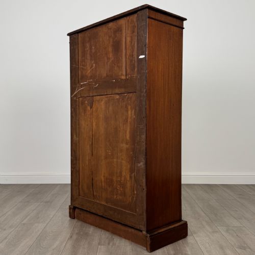 ANTIQUE 19TH CENTURY GOOD QUALITY OPEN BOOKCASE IN MAHOGANY - ADDITIONAL PHOTO 6