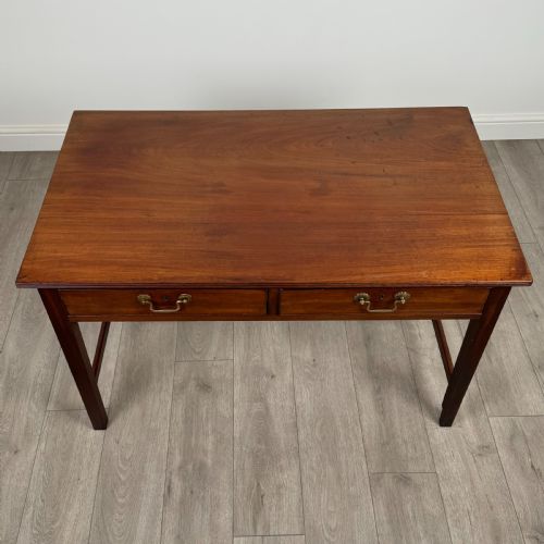 ANTIQUE 18TH CENTURY WRITING TABLE IN MAHOGANY - ADDITIONAL PHOTO 8