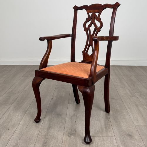 ANTIQUE 20TH CENTURY SET OF 8 GOOD QUALITY DINING CHAIRS - ADDITIONAL PHOTO 1