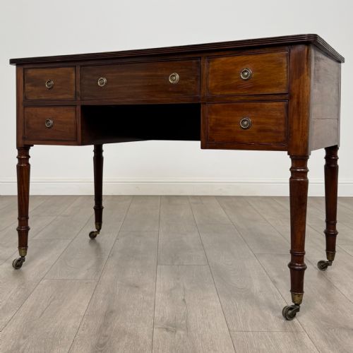ANTIQUE 18TH CENTURY WRITING TABLE IN MAHOGANY - ADDITIONAL PHOTO 1