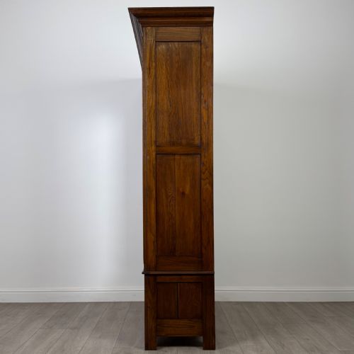 ANTIQUE 20TH CENTURY GOOD QUALITY WARDROBE IN OAK - ADDITIONAL PHOTO 3