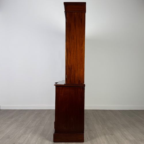 ANTIQUE 19TH CENTURY FINE QUALITY BOOKCASE IN MAHOGANY - ADDITIONAL PHOTO 4