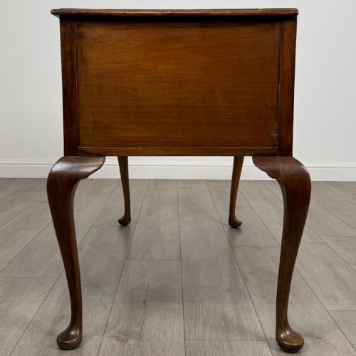 ANTIQUE 20TH CENTURY GOOD QUALITY WRITING TABLE IN MAHOGANY - ADDITIONAL PHOTO 2