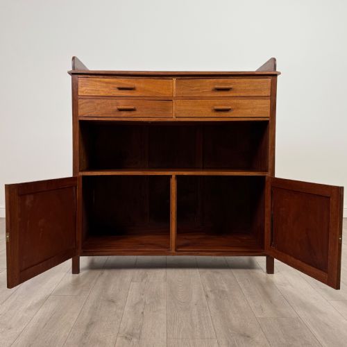 ANTIQUE 20TH CENTURY GOOD QUALITY CUPBOARD IN WALNUT - ADDITIONAL PHOTO 2