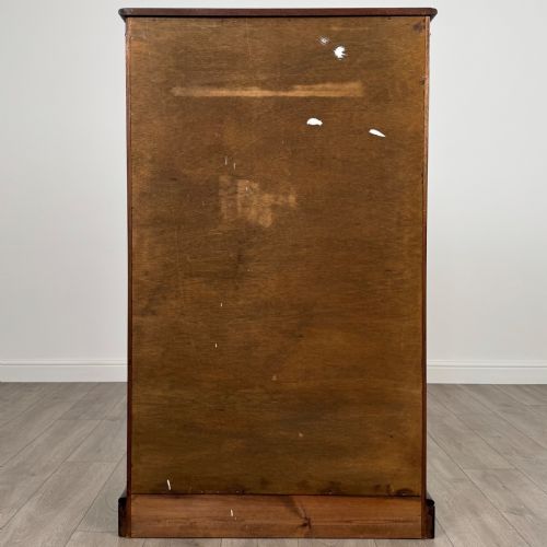 ANTIQUE 20TH CENTURY OPEN BOOKCASE IN MAHOGANY - ADDITIONAL PHOTO 5
