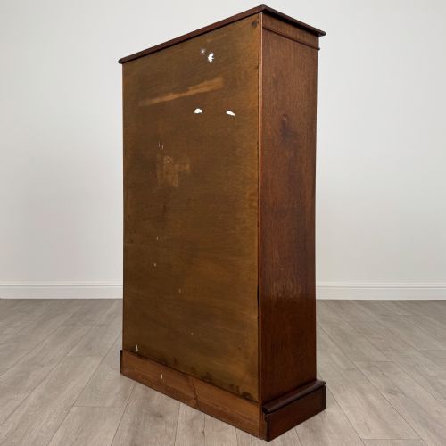 ANTIQUE 20TH CENTURY OPEN BOOKCASE IN MAHOGANY - ADDITIONAL PHOTO 6