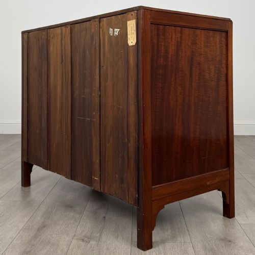 ANTIQUE 19TH CENTURY GOOD QUALITY MAHOGANY CHEST OF DRAWERS - ADDITIONAL PHOTO 5