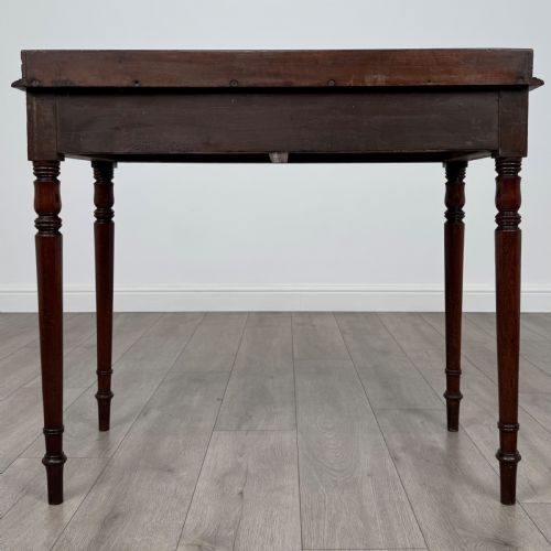 ANTIQUE 19TH CENTURY FINE QUALITY WRITING TABLE IN MAHOGANY - ADDITIONAL PHOTO 4