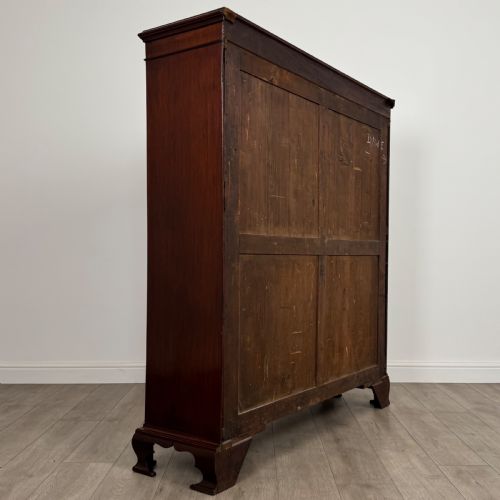 ANTIQUE 20TH CENTURY GOOD QUALITY DISPLAY CABINET IN MAHOGANY - ADDITIONAL PHOTO 5