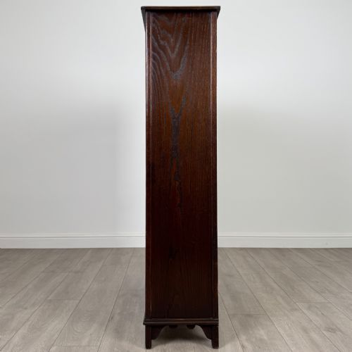 ANTIQUE 20TH CENTURY OPEN BOOKCASE IN OAK - ADDITIONAL PHOTO 3