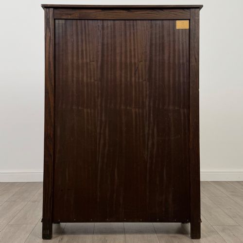 ANTIQUE 20TH CENTURY OPEN BOOKCASE IN OAK - ADDITIONAL PHOTO 5
