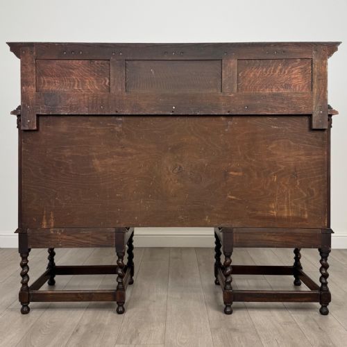 ANTIQUE 19TH CENTURY JACOBEAN STYLE SIDEBOARD IN OAK - ADDITIONAL PHOTO 5