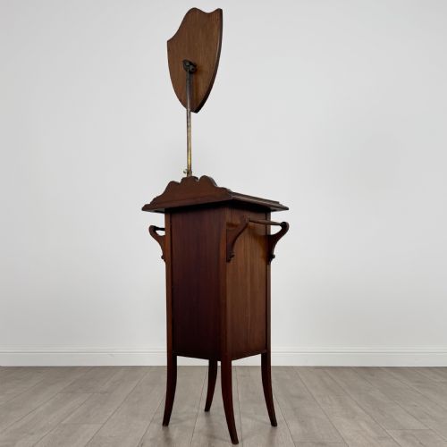 ANTIQUE 20TH CENTURY SHAVING STAND IN MAHOGANY - ADDITIONAL PHOTO 6