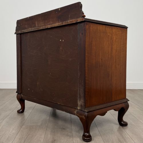 ANTIQUE 20TH CENTURY GOOD QUALITY CUPBOARD IN BURR WALNUT - ADDITIONAL PHOTO 6