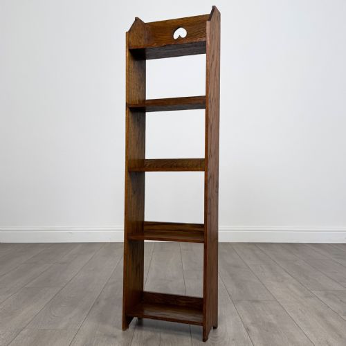 ANTIQUE 20TH CENTURY ART CRAFTS GOLDEN OAK BOOKCASE - ADDITIONAL PHOTO 1