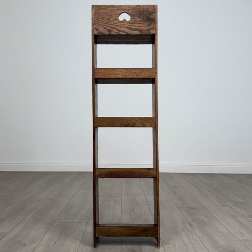 ANTIQUE 20TH CENTURY ART CRAFTS GOLDEN OAK BOOKCASE - ADDITIONAL PHOTO 3