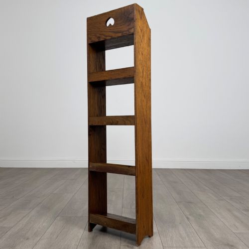 ANTIQUE 20TH CENTURY ART CRAFTS GOLDEN OAK BOOKCASE - ADDITIONAL PHOTO 5