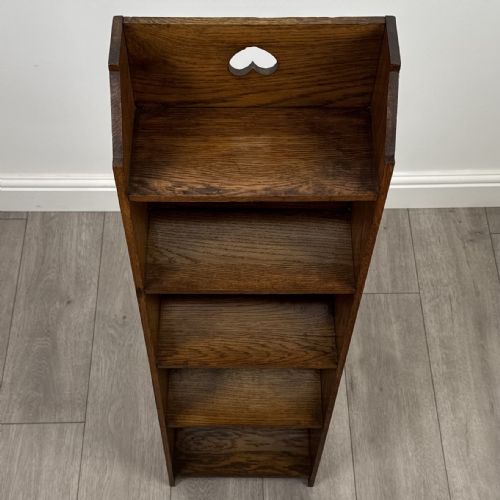 ANTIQUE 20TH CENTURY ART CRAFTS GOLDEN OAK BOOKCASE - ADDITIONAL PHOTO 8