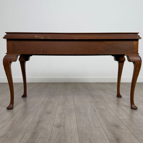ANTIQUE 19TH CENTURY FINE QUALITY WRITING TABLE IN BURR WALNUT - ADDITIONAL PHOTO 4