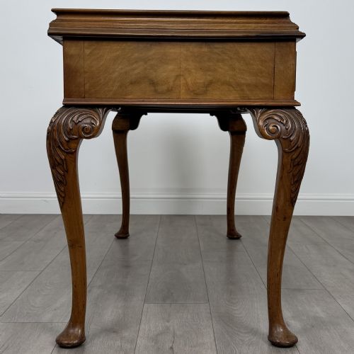 ANTIQUE 19TH CENTURY FINE QUALITY WRITING TABLE IN BURR WALNUT - ADDITIONAL PHOTO 6