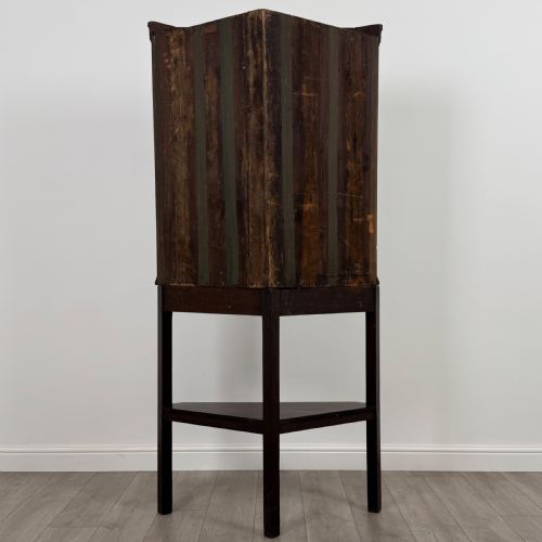ANTIQUE 18TH CENTURY GOOD QUALITY CORNER CABINET IN OAK - ADDITIONAL PHOTO 2