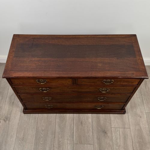 ANTIQUE 20TH CENTURY CHEST OF DRAWERS IN OAK - ADDITIONAL PHOTO 8