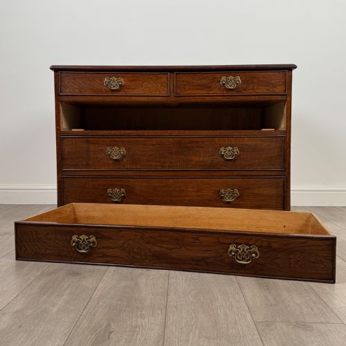 ANTIQUE 20TH CENTURY CHEST OF DRAWERS IN OAK - ADDITIONAL PHOTO 9