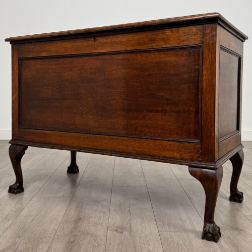 ANTIQUE 20TH CENTURY BLANKET BOX IN GOLDEN OAK - ADDITIONAL PHOTO 1