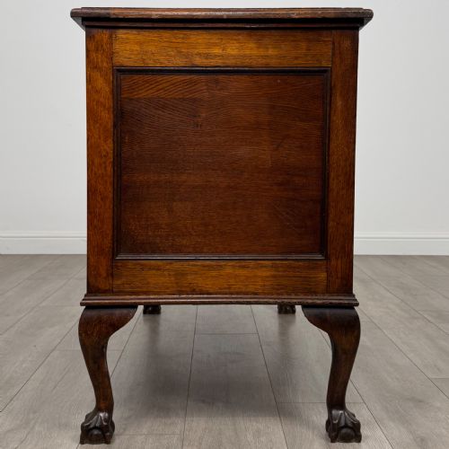 ANTIQUE 20TH CENTURY BLANKET BOX IN GOLDEN OAK - ADDITIONAL PHOTO 2