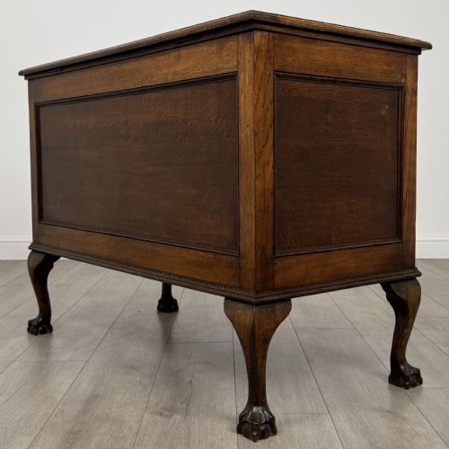 ANTIQUE 20TH CENTURY BLANKET BOX IN GOLDEN OAK - ADDITIONAL PHOTO 5