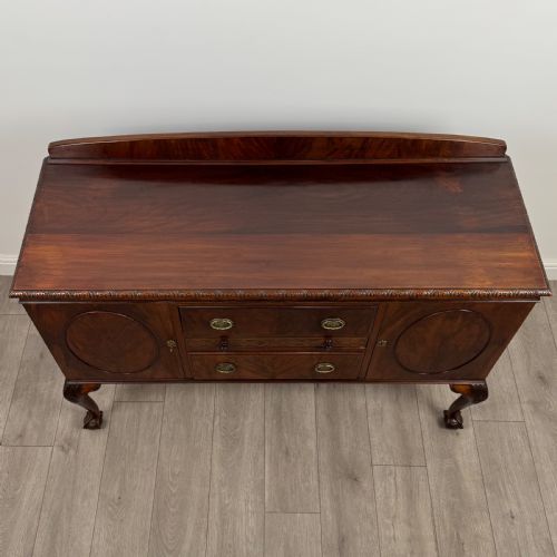 ANTIQUE 20TH CENTURY GOOD QUALITY SIDEBOARD IN MAHOGANY - ADDITIONAL PHOTO 9