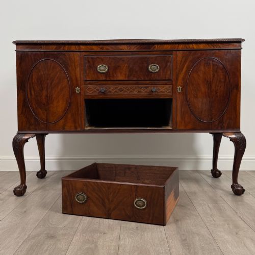 ANTIQUE 20TH CENTURY GOOD QUALITY SIDEBOARD IN MAHOGANY - ADDITIONAL PHOTO 1