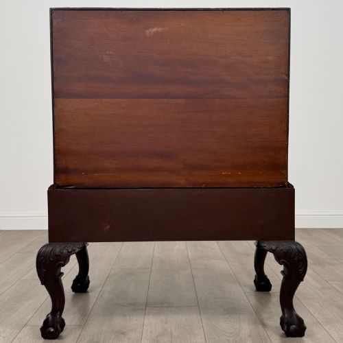 ANTIQUE 20TH CENTURY FINE QUALITY BUREAU IN MAHOGANY - ADDITIONAL PHOTO 5