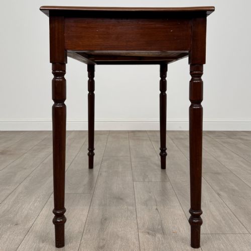 ANTIQUE 19TH CENTURY GOOD QUALITY WRITING TABLE IN MAHOGANY - ADDITIONAL PHOTO 2