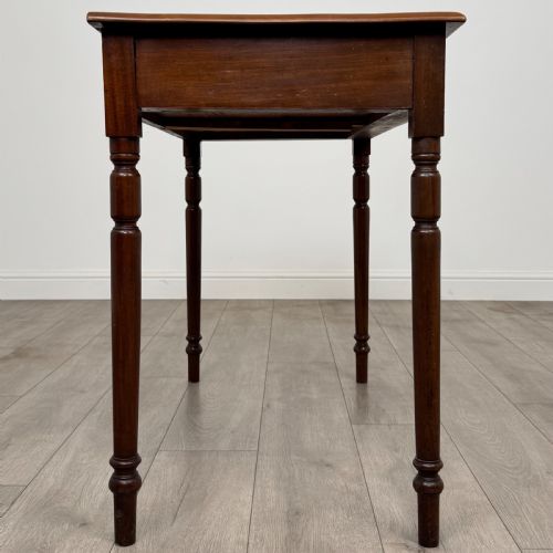 ANTIQUE 19TH CENTURY GOOD QUALITY WRITING TABLE IN MAHOGANY - ADDITIONAL PHOTO 6