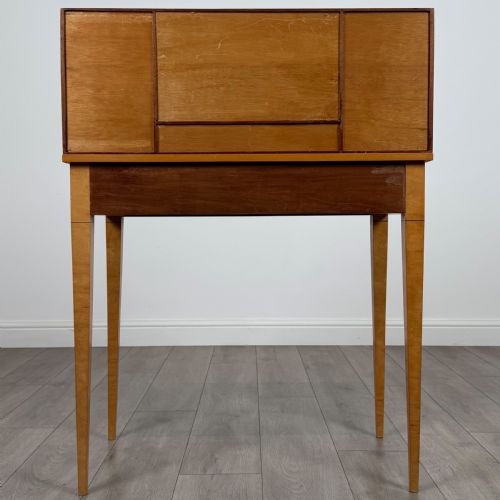 ANTIQUE 20TH CENTURY FINE QUALITY SATINWOOD WRITING TABLE - ADDITIONAL PHOTO 5