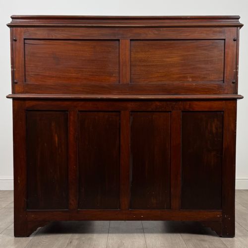 ANTIQUE 20TH CENTURY ROLL TOP DESK IN MAHOGANY - ADDITIONAL PHOTO 5