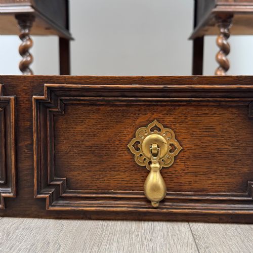 ANTIQUE 20TH CENTURY JACOBEAN SIDEBOARD IN OAK - ADDITIONAL PHOTO 11