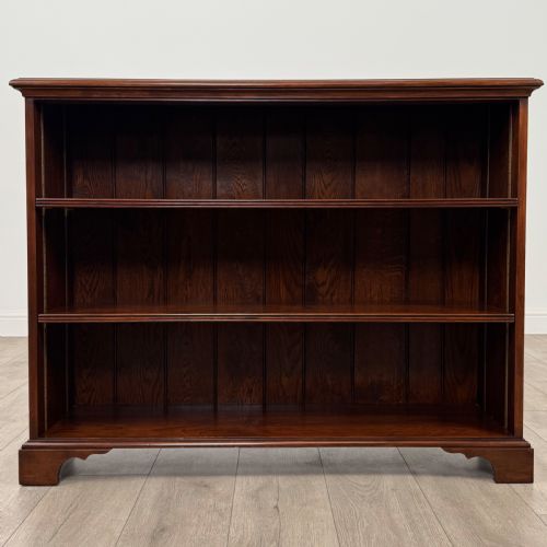 ANTIQUE 20TH CENTURY PAIR OF OPEN BOOKCASES IN MAHOGANY - ADDITIONAL PHOTO 3