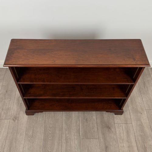 ANTIQUE 20TH CENTURY PAIR OF OPEN BOOKCASES IN MAHOGANY - ADDITIONAL PHOTO 12