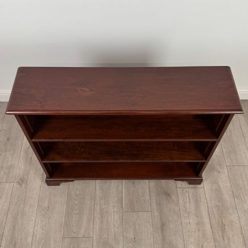 ANTIQUE 20TH CENTURY PAIR OF OPEN BOOKCASES IN MAHOGANY - ADDITIONAL PHOTO 13