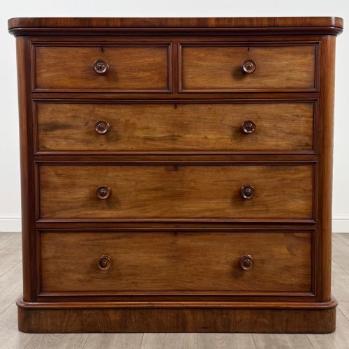 antique 19th century fine quality mahogany chest of drawers - CATEGORY: ANTIQUE CHEST OF DRAWERS - DATED VICTORIAN