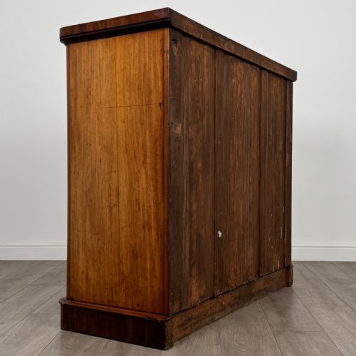 ANTIQUE 19TH CENTURY FINE QUALITY MAHOGANY CHEST OF DRAWERS - ADDITIONAL PHOTO 3