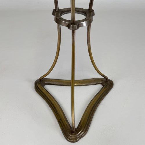 ANTIQUE 19TH CENTURY SILVER PLATED CHAMPAGNE BUCKET ON STAND - ADDITIONAL PHOTO 8