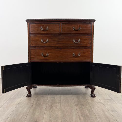 ANTIQUE 20TH CENTURY FINE QUALITY CHEST OF DRAWERS IN MAHOGANY - ADDITIONAL PHOTO 1